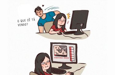 8 Quadrinhos que retratam o amor e as zoeiras de um casal