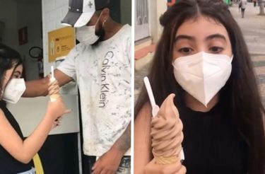 Pai humilde realizou sonho da filha de provar sorvete do McDonalds. Eles viajaram para comprá-lo [Vídeo]