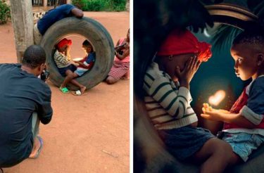 Fotógrafo nigeriano faz fotos extraordinárias com poucos recursos e muita criatividade