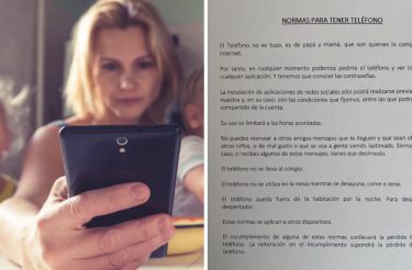 Pais são criticados por fazer contrato para colocar limites no uso de celular do filho