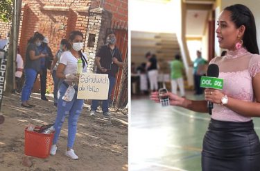“Vergonha é ser medíocre”, diz jornalista que foi ridicularizada após vender salgados na rua