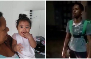 Pai faz entregas a pé para garantir sustento da filha e policiais o ajudam [Vídeo]