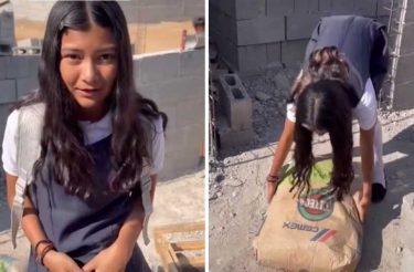 Menina queria largar escola e virar tiktoker, seu pai a levou para o trabalho “A vida real é difícil”