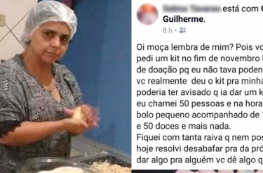Após ser humilhada por doar “bolo pequeno demais” confeiteira é defendida na internet